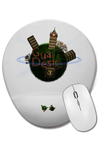 BASKI DÜNYASI La Casa De Papel Οβάλ ποντίκι με υποστήριξη καρπού