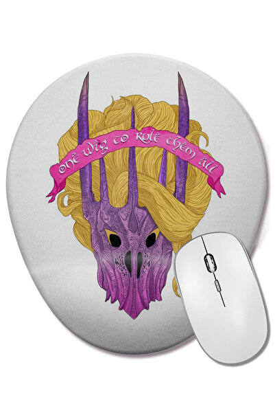 BASKI DÜNYASI Ένα μονοπάτι για όλα τα άλλα Οβάλ ποντίκι με υποστήριξη καρπού