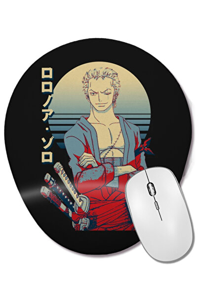 BASKI DÜNYASI Zoro One Piece Roronoa Zoro 09 Mouse Pad oval cu suport pentru ...