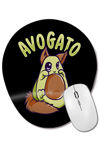 BASKI DÜNYASI Mouse Pad oval cu suport pentru încheietura mâinii, cu design d...