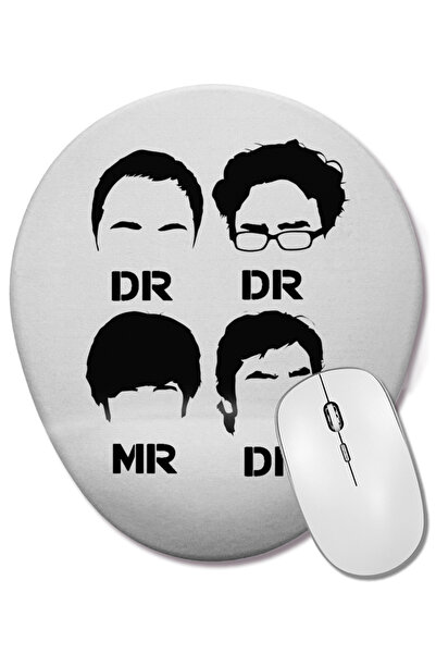 BASKI DÜNYASI Mouse Pad oval The Big Bang Theory cu suport pentru încheietura...