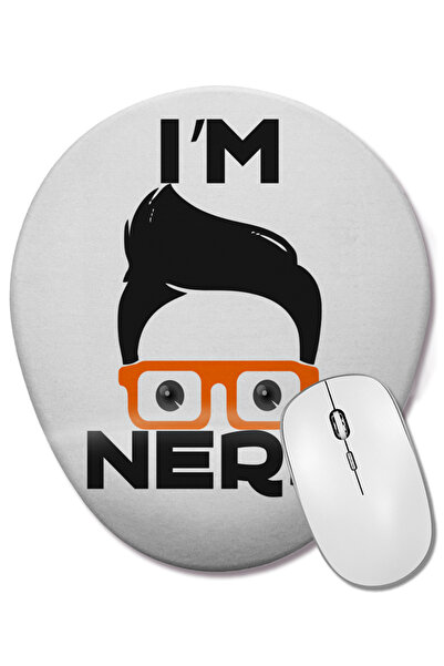 BASKI DÜNYASI In Tyler We Trust Oval Mouse Pad with Wrist Rest