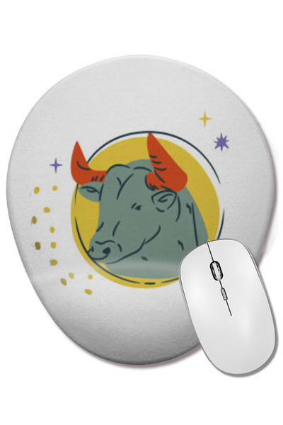 BASKI DÜNYASI RED BULL RED BULL Mouse Pad oval cu suport pentru încheietura m...