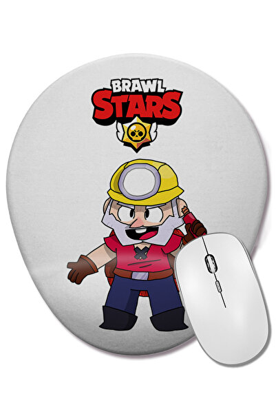 BASKI DÜNYASI Mouse Pad oval Brawl Stars Dynamike cu suport pentru încheietur...
