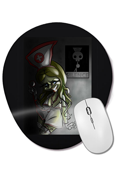 BASKI DÜNYASI Mouse Pad oval SINBORA cu suport pentru încheietura mâinii