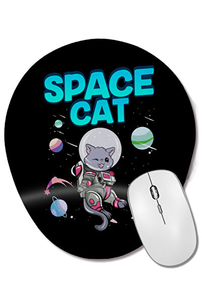 BASKI DÜNYASI Adorabil pisică spațială, pisică drăguță astronaut care explore...