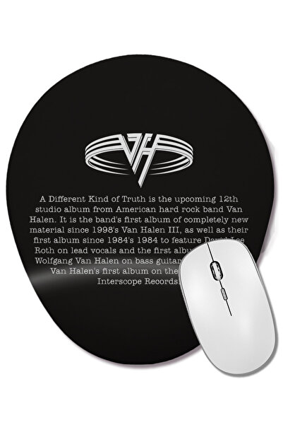 BASKI DÜNYASI Van Halena Different Mind Of Truth 01 Mouse Pad oval cu suport ...