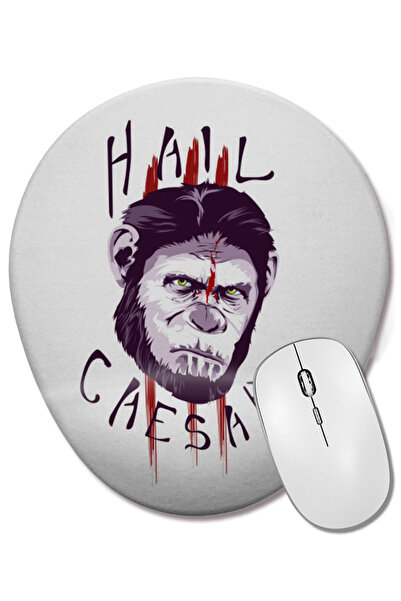 BASKI DÜNYASI Planet Of The Apes Hail Caesar Mouse Pad oval cu suport pentru ...