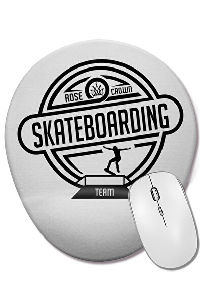 BASKI DÜNYASI SK8 Team Branca мъжка и дамска подложка за китката с овална форма