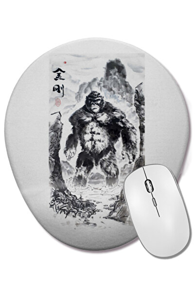 BASKI DÜNYASI Mouse Pad oval Killmonger cu suport pentru încheietura mâinii