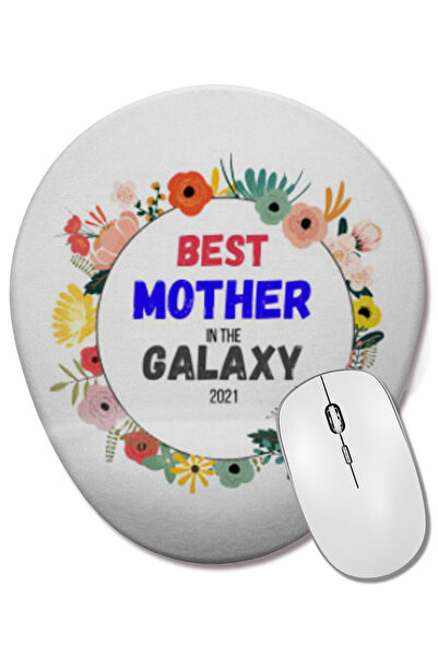 BASKI DÜNYASI BEST MOM Mommy Flower Ziua Mamei 2021 Mouse Pad oval cu suport ...