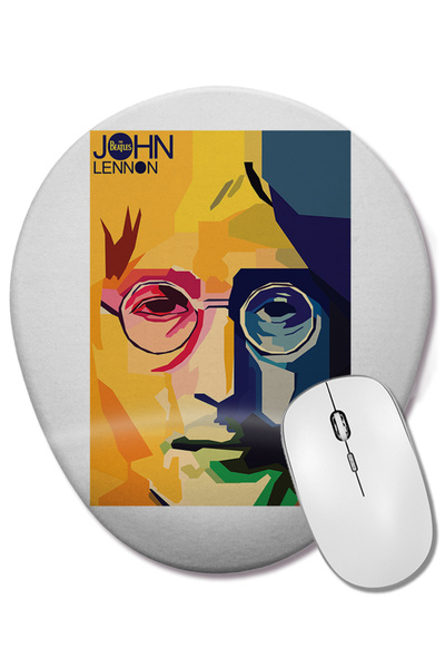 BASKI DÜNYASI Ovalna podloga za miša John Lennon sa podrškom za zglob