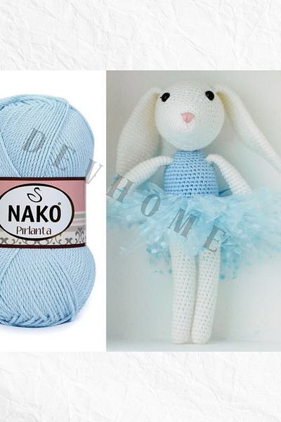 devhome Nako Diamond Hand Knitting Yarn Amigurumi Yarn 4 Pieces Mixed Colors 225 Meters 100% Premium Micro Acrylic