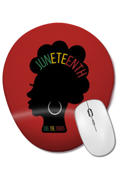 BASKI DÜNYASI Mouse Pad oval pentru femei de culoare Juneteenth Juneteenth 20...