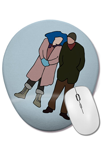 BASKI DÜNYASI Eternal Sunshine of the Spotless Mind 01 Oval Mouse Pad with Wrist Support