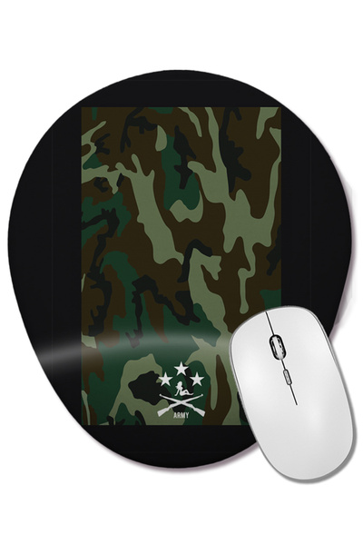 BASKI DÜNYASI Mouse Pad oval cu suport pentru încheietura mâinii