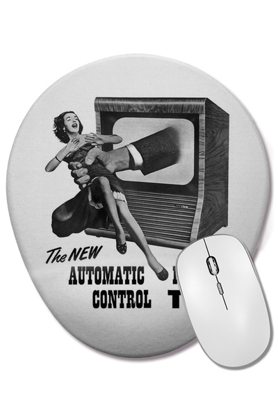 BASKI DÜNYASI Mouse Pad oval cu suport pentru încheietura mâinii pentru contr...