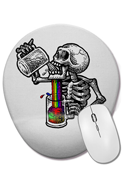 BASKI DÜNYASI Mouse Pad oval Diversidade cu suport pentru încheietura mâinii