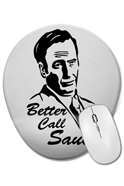 BASKI DÜNYASI Mouse Pad oval cu suport pentru încheietura mâinii Better Call ...