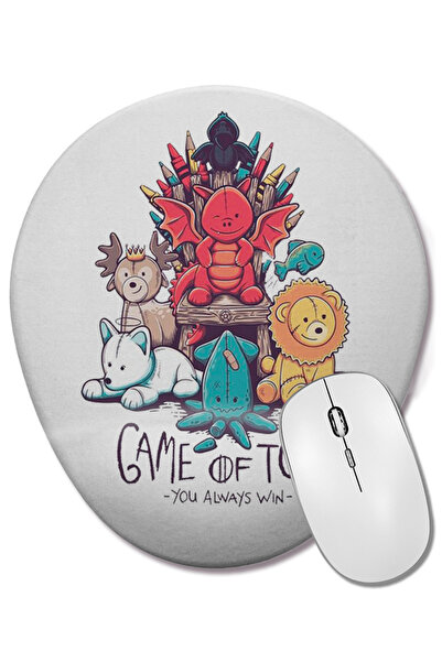 BASKI DÜNYASI Game Of Toys Mouse Pad oval cu suport pentru încheietura mâinii