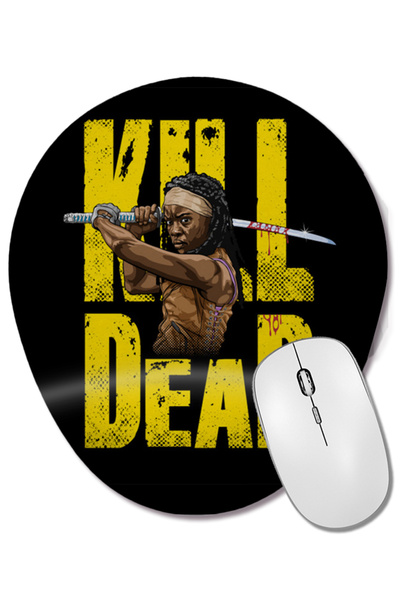 BASKI DÜNYASI Mouse Pad oval pentru fete indiene cu suport pentru încheietura...