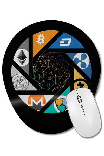 BASKI DÜNYASI Mouse Pad oval The New World cu suport pentru încheietura mâinii