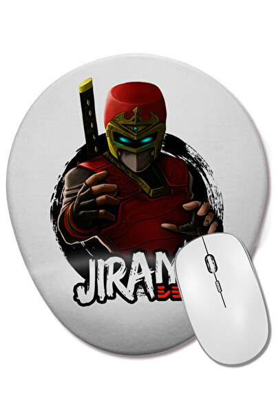 BASKI DÜNYASI Οβάλ ποντίκι με υποστήριξη καρπού Ninja Jiraya