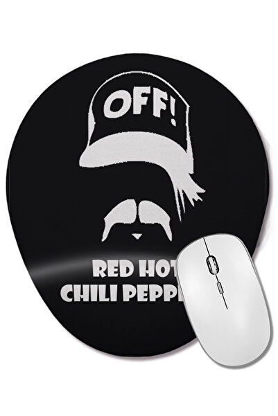 BASKI DÜNYASI Mouse Pad oval cu suport pentru încheietura mâinii Red Hot