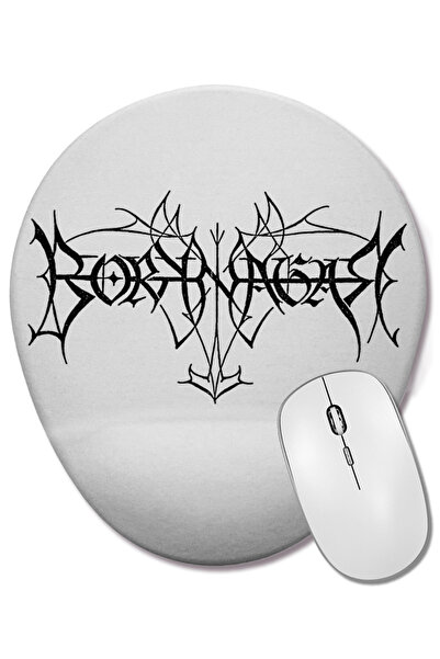 BASKI DÜNYASI Mouse Pad oval cu suport pentru încheietura mâinii Borknagar Vintersorg ICS Vortex Enslaved Arcturus Emperor Satyricon