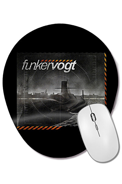 BASKI DÜNYASI Mouse Pad oval cu suport pentru încheietura mâinii Submarine