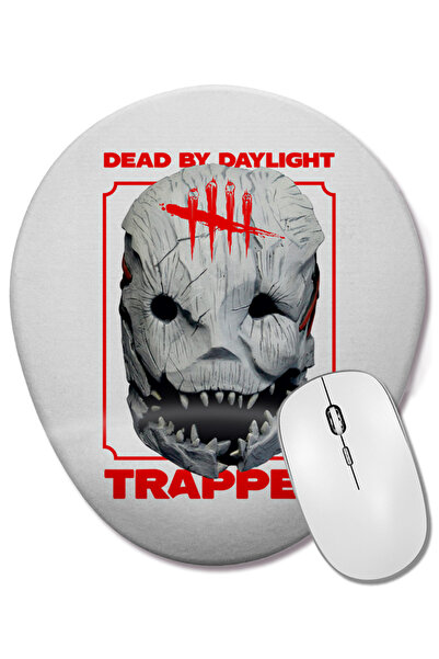 BASKI DÜNYASI Dead By Daylight Trapper Mouse Pad oval cu suport pentru încheietura mâinii