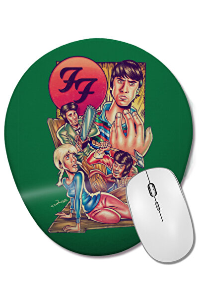 BASKI DÜNYASI Music Rock Waiting pentru mouse pad oval cu suport pentru înche...