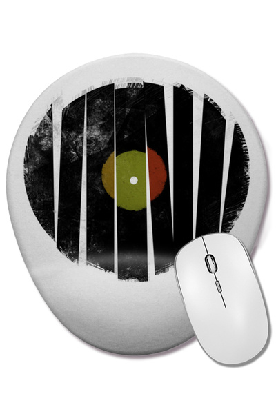 BASKI DÜNYASI Mouse Pad oval cu suport pentru încheietura mâinii, cu discuri ...