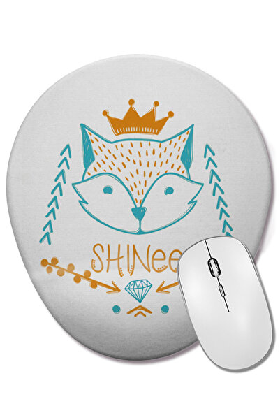 BASKI DÜNYASI Mouse Pad oval Shinee cu suport pentru încheietura mâinii