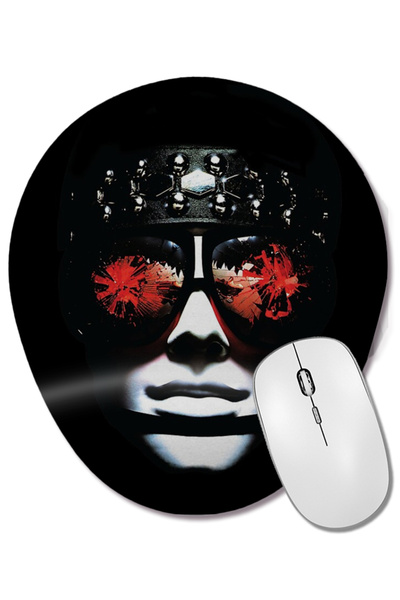 BASKI DÜNYASI Mouse Pad oval Killing Machine cu suport pentru încheietura mâinii