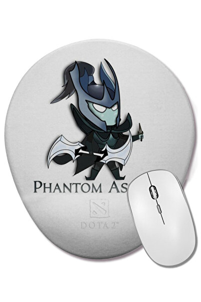BASKI DÜNYASI Mouse Pad oval Dota 2 Phantom cu suport pentru încheietura mâinii
