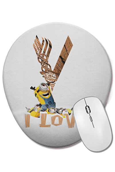 BASKI DÜNYASI Mouse Pad oval Impala cu suport pentru încheietura mâinii