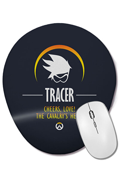 BASKI DÜNYASI Tracer Cheers Love Overwatch подложка за мишка с подложка за ки...
