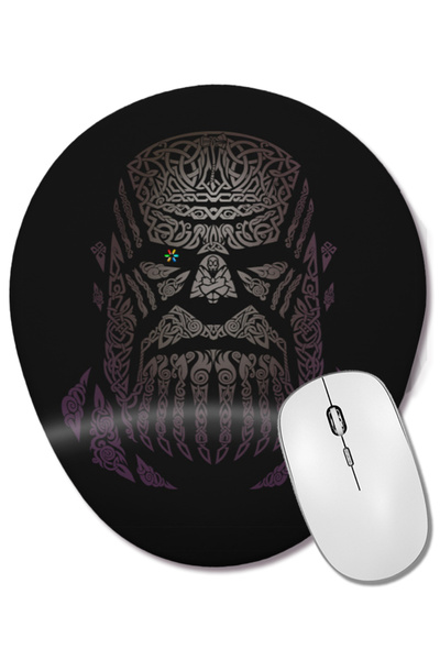 BASKI DÜNYASI Mouse Pad oval Thanos Titan Legends cu suport pentru încheietur...