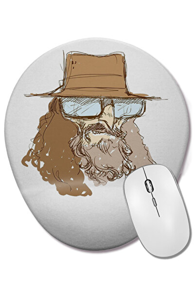 BASKI DÜNYASI Οβάλ ποντίκι με υποστήριξη καρπού Cem Karaca Illustration