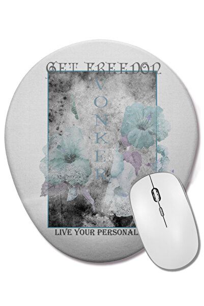 BASKI DÜNYASI Οβάλ ποντίκι με υποστήριξη καρπού Vonker