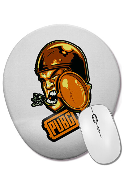 BASKI DÜNYASI Serie Pubg Frigideira Mouse Pad oval cu suport pentru încheietu...
