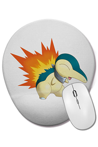 BASKI DÜNYASI Οβάλ ποντίκι με υποστήριξη καρπού Pokemon Cyndaquil