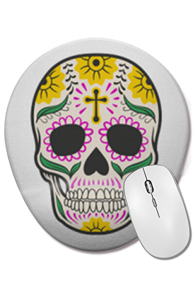 BASKI DÜNYASI Mouse Pad oval cu model cu suport pentru încheietura mâinii