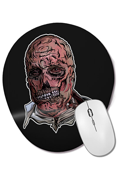 BASKI DÜNYASI Vincent Price The Abominable Dr Phibes Mouse Pad oval cu suport pentru încheietura mâinii
