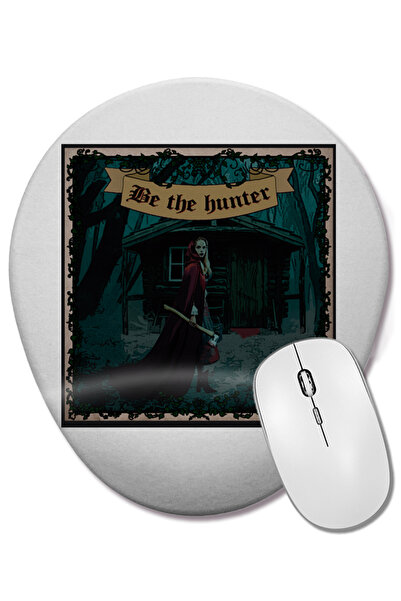 BASKI DÜNYASI Be The Hunter ovalna podloga za miša sa podrškom za zglob