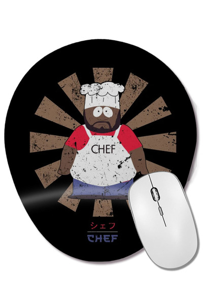BASKI DÜNYASI South Park Chef Retro Ιαπωνικό Οβάλ Ποντίκι με Στήριγμα Καρπού