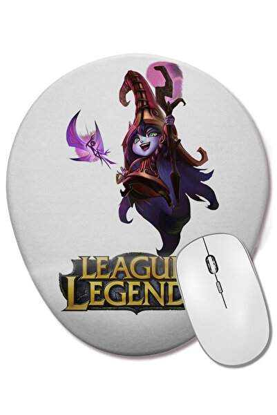 BASKI DÜNYASI Mouse Pad oval Lulu și Pix cu suport pentru încheietura mâinii