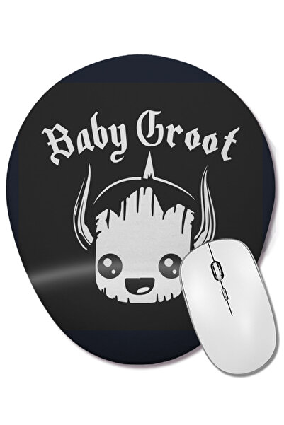 BASKI DÜNYASI Guardians Of The Galaxy Baby Groot Οβάλ ποντίκι με μοτέρ και στ...