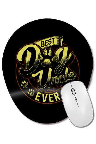 BASKI DÜNYASI Mouse Pad oval cu suport pentru încheietura mâinii, Awesome Bes...